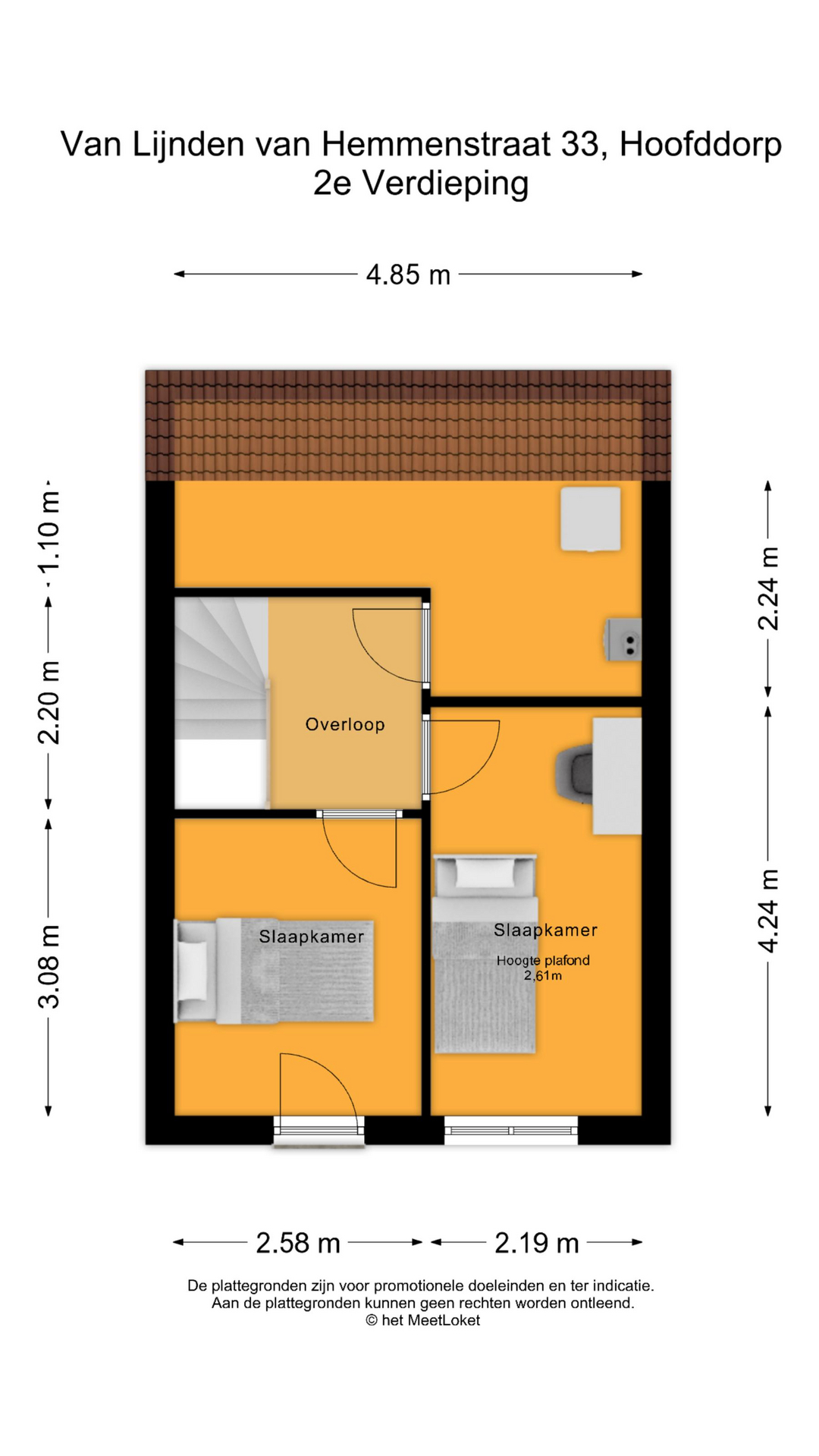 Van Lijnden van Hemmenstraat 33 , 2132 SJ Hoofddorp map