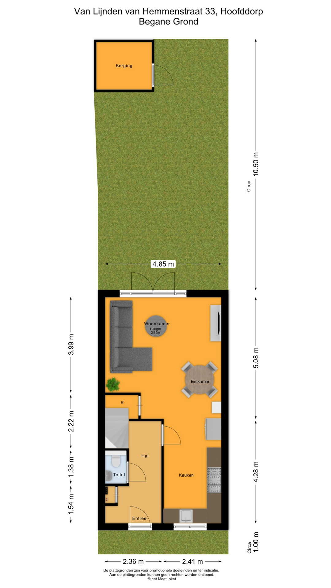 Van Lijnden van Hemmenstraat 33 , 2132 SJ Hoofddorp map